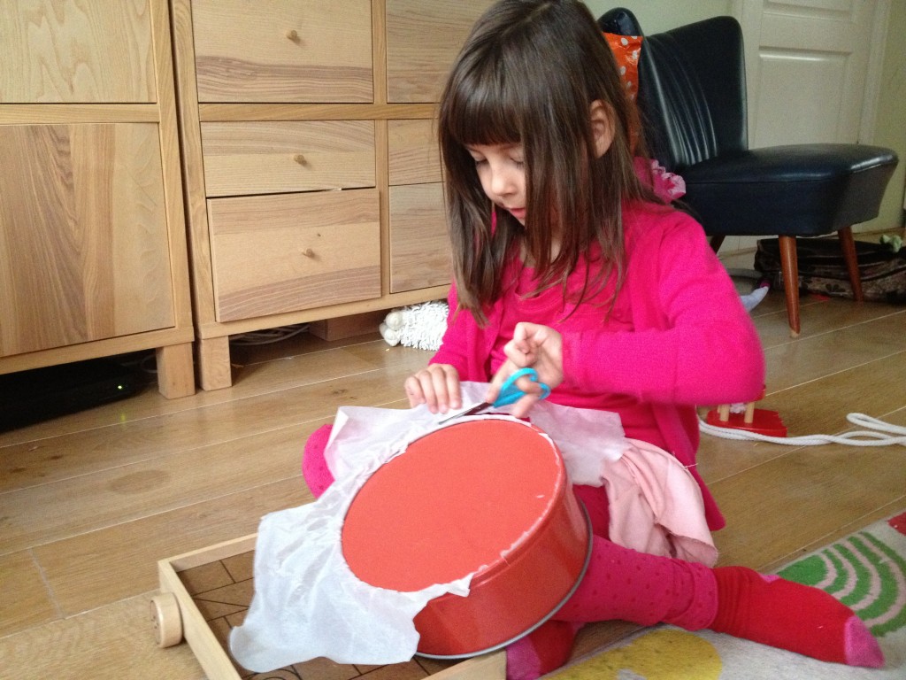 bakpapier op maat knippen